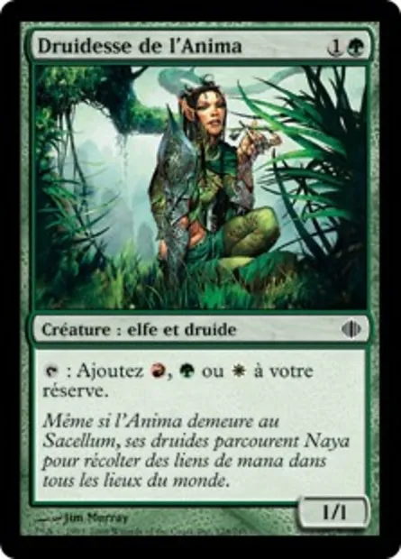 Druidesse de l'Anima, carte Magic ALA 128 — extension Les éclats d'Alara