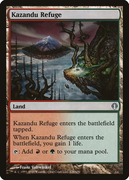 Refuge du Kazandou, carte Magic ARC 126 — extension Archenemy