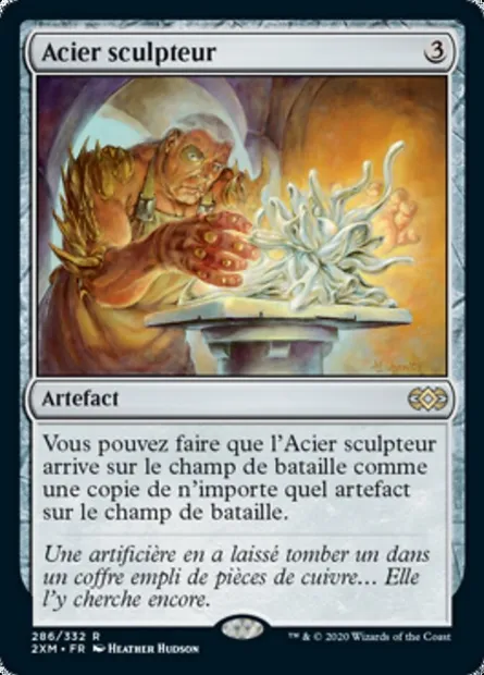 Acier sculpteur, carte Magic 2XM 286 — extension Double Masters