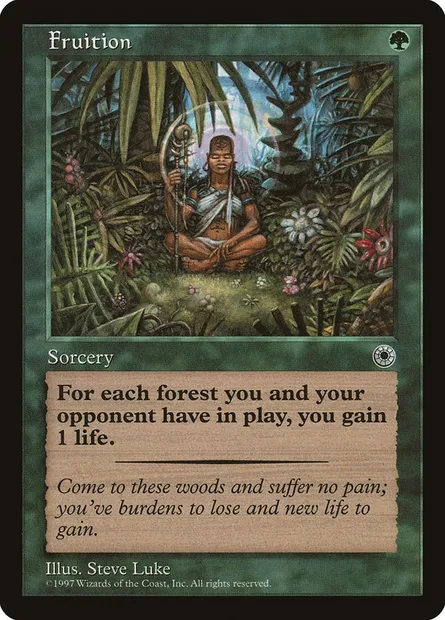 Fruition, Magic card POR 166 — Portal set