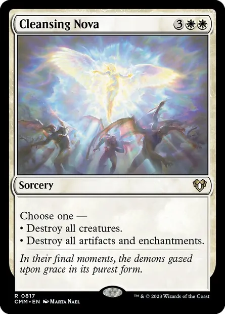 Cleansing Nova, Magic card CMM 817 — Commander Masters set