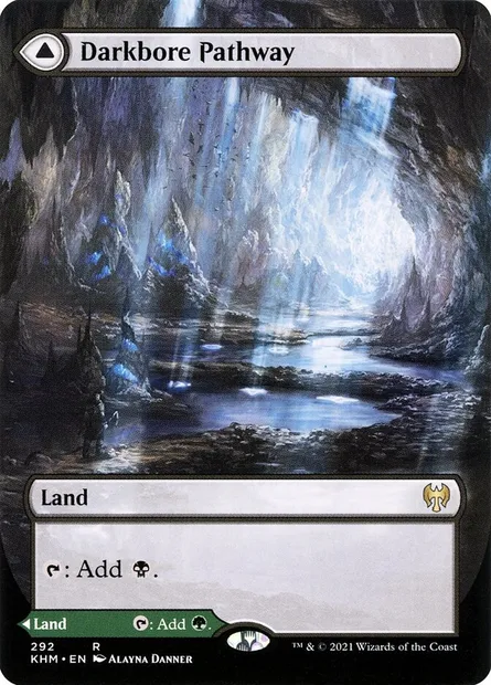 Darkbore Pathway // Slitherbore Pathway, Magic card KHM 292 — Kaldheim set