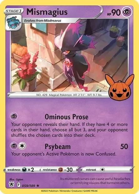 Magirêve, carte Pokémon TOT22 059 — extension Trick or Trade