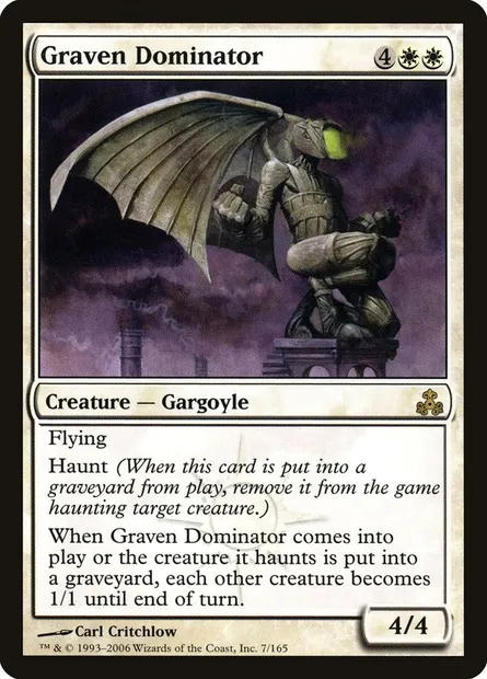 Graven Dominator, Magic card GPT 7 — Guildpact set
