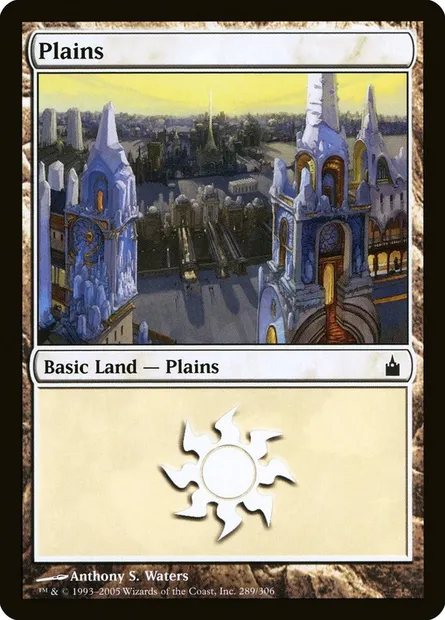 Plains, Magic card RAV 289 — Ravnica: City of Guilds set
