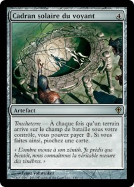 Cadran solaire du voyant, carte Magic WWK 130 — extension Worldwake