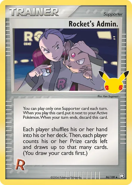 Admin Rocket, carte Pokémon CEL CC012 — extension Célébrations