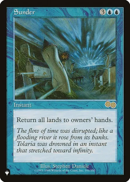 Sunder, Magic card PLST USG-101 — The List set