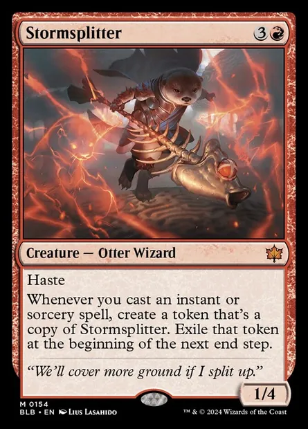 Stormsplitter, Magic card BLB 154 — Bloomburrow set