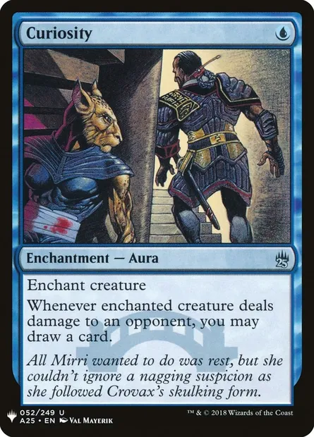 Curiosity, Magic card PLST A25-52 — The List set