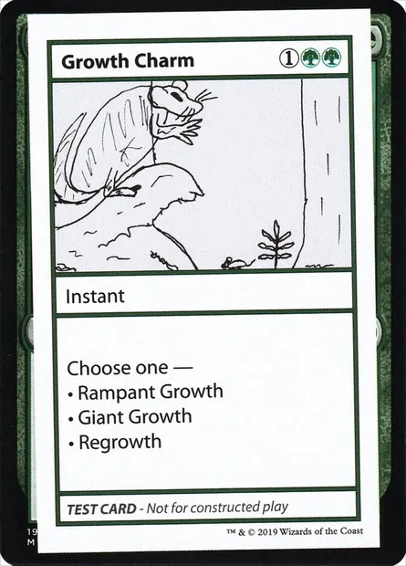Growth Charm, Magic card CMB2 77 — Mystery Booster Playtest Cards 2021 set