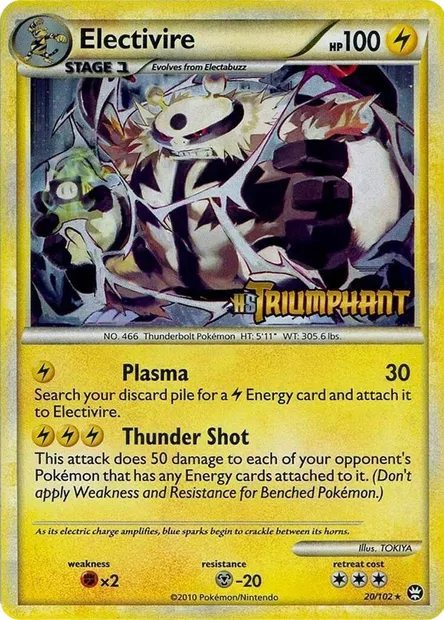 Élekable, carte Pokémon PRE 020 — extension Prerelease Promos