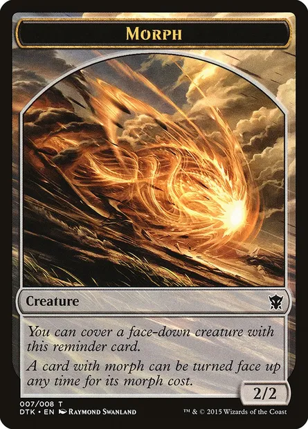 Morph, Magic card TDTK 7 — Dragons of Tarkir Tokens set