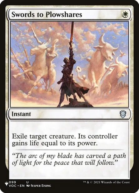 Retour au pays, carte Magic PLST VOC-99 — extension The List