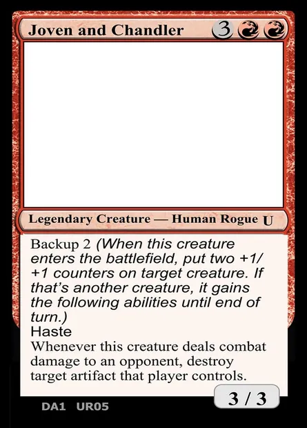 Joven and Chandler, Magic card UNK UR05 — Unknown Event set