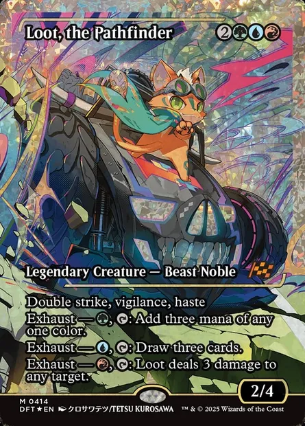 Loot, the Pathfinder, Magic card DFT 414 — Aetherdrift set
