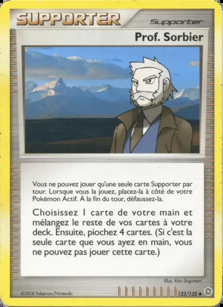 Prof. Sorbier, carte Pokémon SW 123 — extension Merveilles Secrètes
