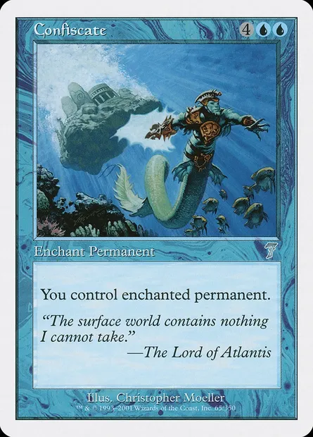 Confiscate, Magic card 7ED 65 — Seventh Edition set