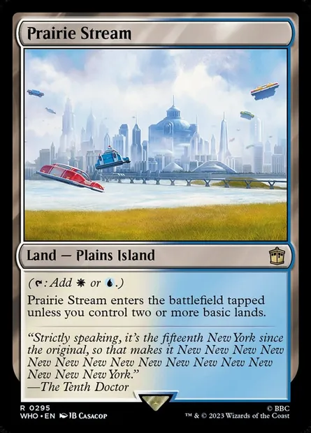Prairie Stream, Magic card WHO 295 — Doctor Who set