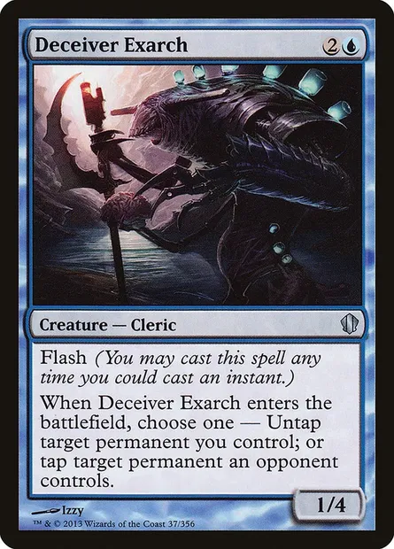 Deceiver Exarch, Magic card C13 37 — Commander 2013 set