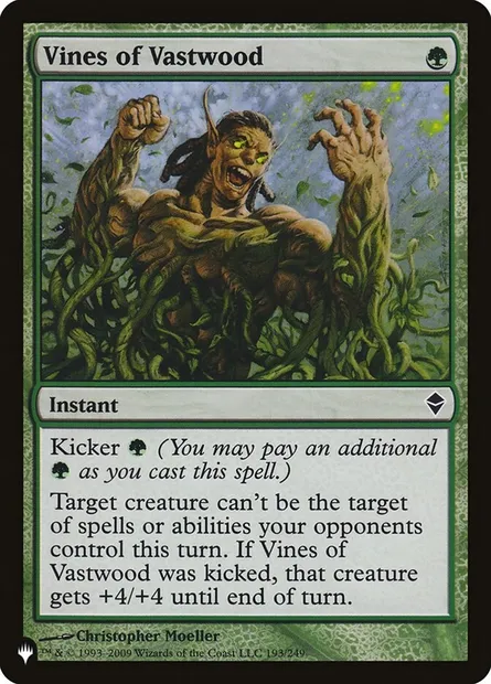 Vignes de Vastebois, carte Magic PLST ZEN-193 — extension The List