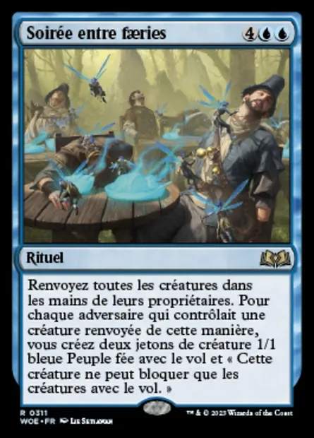 Soirée entre faeries, carte Magic WOE 311 — extension Wilds of Eldraine
