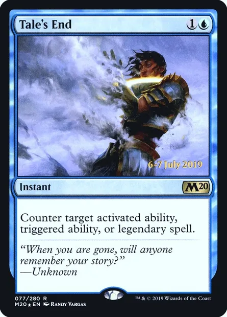 Tale's End, Magic card PM20 77s — Core Set 2020 Promos set