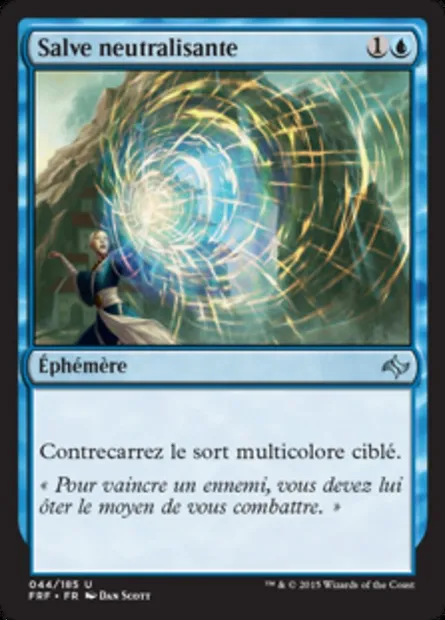 Salve neutralisante, carte Magic FRF 44 — extension Destin reforgé