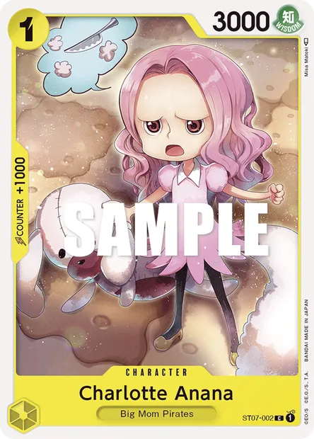 Charlotte Anana, One Piece card ST07-002 — Big Mom Pirates set