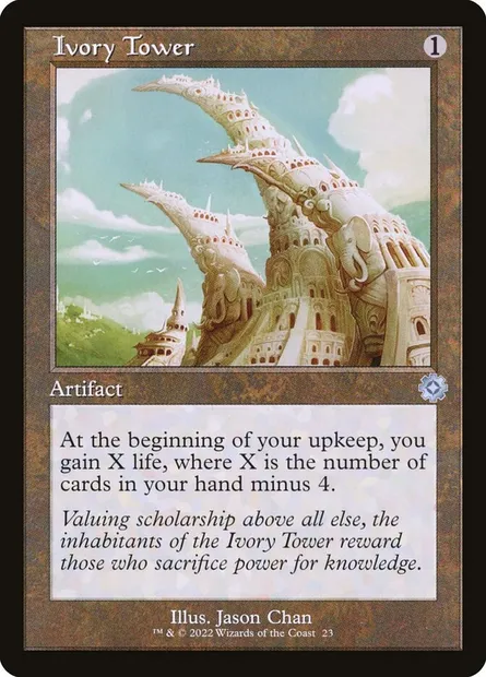 Ivory Tower, Magic card BRR 23 — The Brothers' War Retro Artifacts set