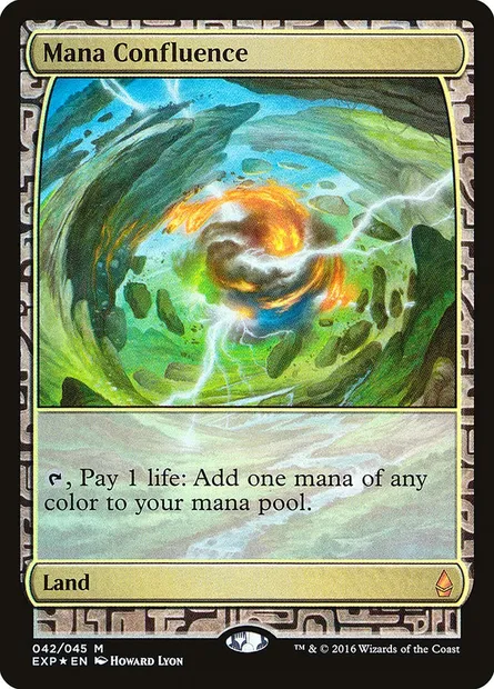 Confluence de mana, carte Magic EXP 42 — extension Zendikar Expeditions