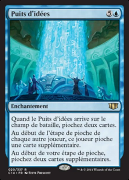 Puits d'idées, carte Magic C14 20 — extension Commander 2014