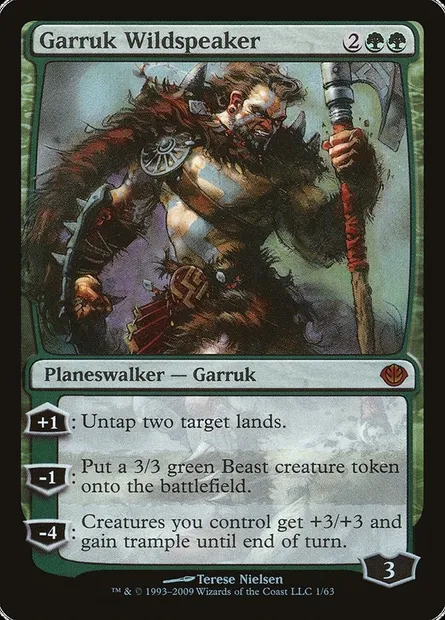 Garruk Wildspeaker, Magic card DDD 1 — Duel Decks: Garruk vs. Liliana set