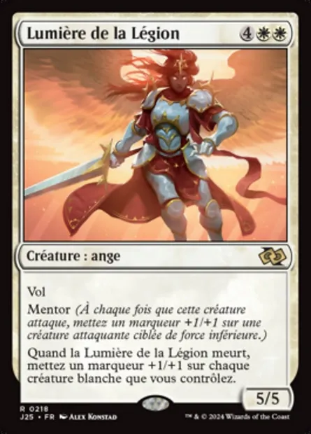 Lumière de la Légion, carte Magic J25 218 — extension Foundations Jumpstart