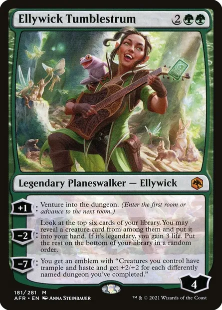 Ellywick Tumblestrum, Magic card AFR 181 — Adventures in the Forgotten Realms set