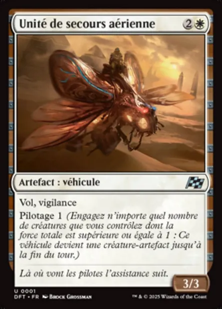 Unité de secours aérienne, carte Magic DFT 1 — extension Aetherdrift