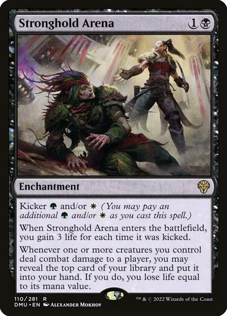 Stronghold Arena, Magic card DMU 110 — Dominaria United set