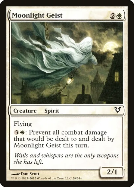 Moonlight Geist, Magic card AVR 29 — Avacyn Restored set