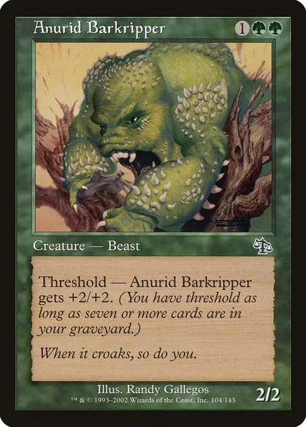 Anouride griffe-écorce, carte Magic JUD 104 — extension Jugement