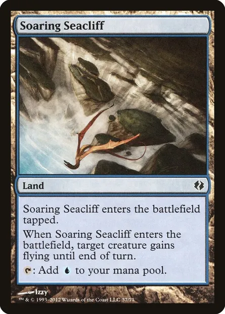 Soaring Seacliff, Magic card DDI 37 — Duel Decks: Venser vs. Koth set
