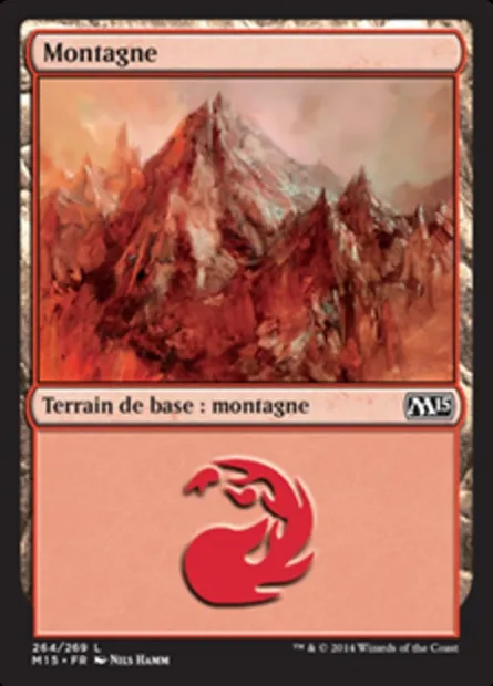 Montagne, carte Magic M15 264 — extension Magic 2015