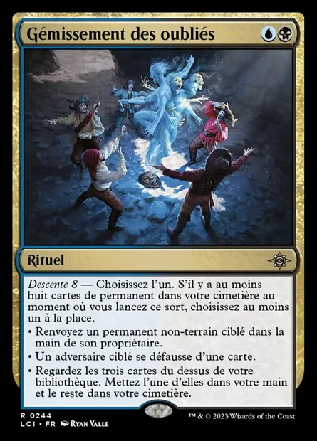 Gémissement des oubliés, carte Magic LCI 244 — extension The Lost Caverns of Ixalan