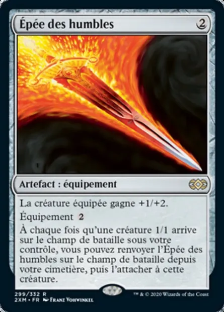 Épée des humbles, carte Magic 2XM 299 — extension Double Masters