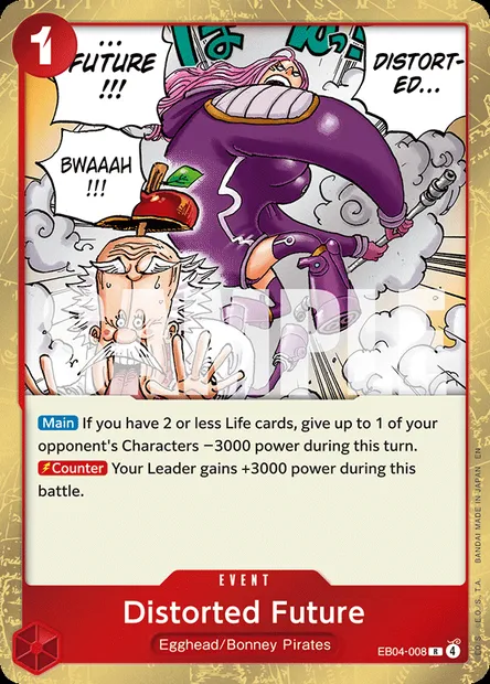 Distorted Future, One Piece card EB04-008 — EGGHEAD CRISIS set