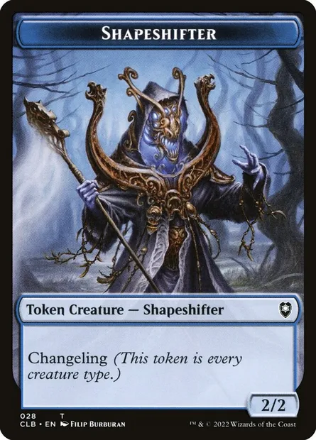 Shapeshifter, Magic card TCLB 28 — Battle for Baldur's Gate Tokens set