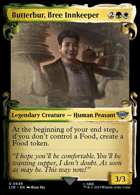 Butterbur, Bree Innkeeper, Magic card LTR 648 — The Lord of the Rings: Tales of Middle-earth set