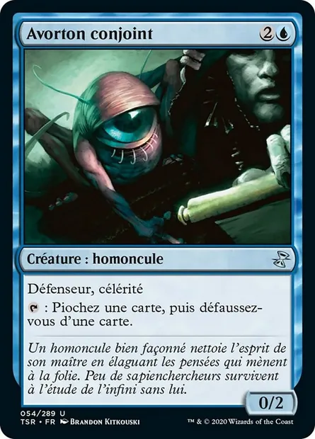 Avorton conjoint, carte Magic TSR 54 — extension Spirale Temporelle Remastered