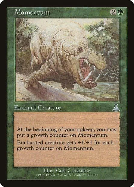 Momentum, Magic card UDS 113 — Urza's Destiny set