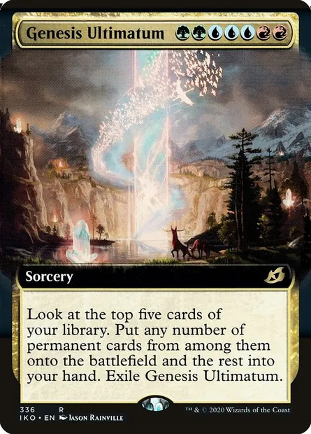 Genesis Ultimatum, Magic card IKO 336 — Ikoria: Lair of Behemoths set
