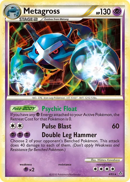 Metagross, Pokémon card UL 4 — Unleashed set